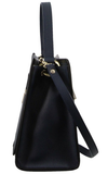 Women's Handbags: Morrissey Ladies Italian Structured Leather Tote Bag Handbag Womens - Navy