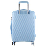 Suitcases: Pierre Cardin Inspired Milleni Cabin Luggage Bag Travel Carry On Suitcase 54cm (39L) - Blue