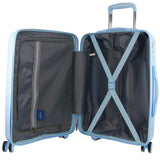 Pierre Cardin Inspired Milleni Luggage Bag Large in Blue + Milleni Waist Bag (2 Items)
