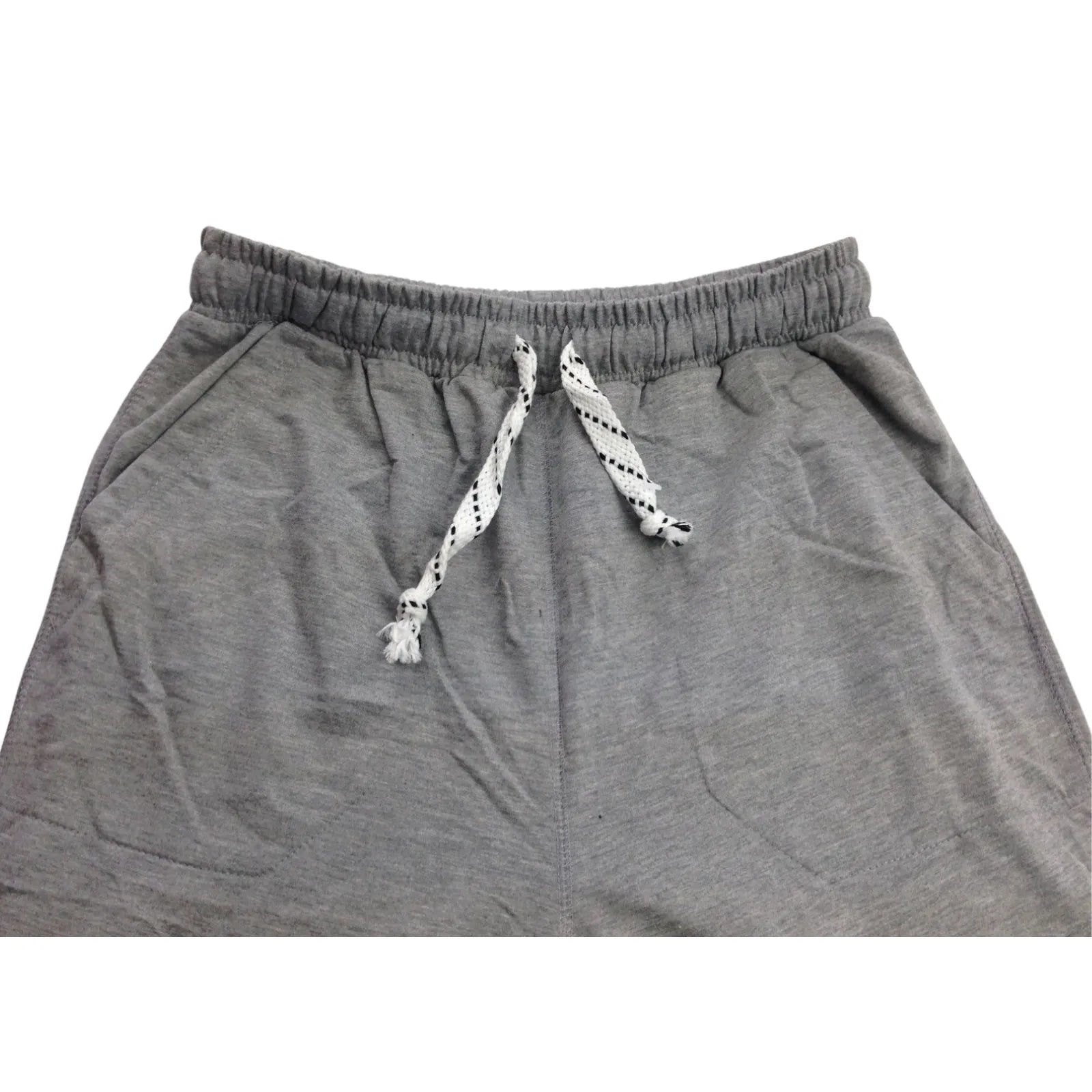 Mens Skinny Track Pants Slim Fit Joggers Gym Cuffed Sports Trousers - Grey - XXL