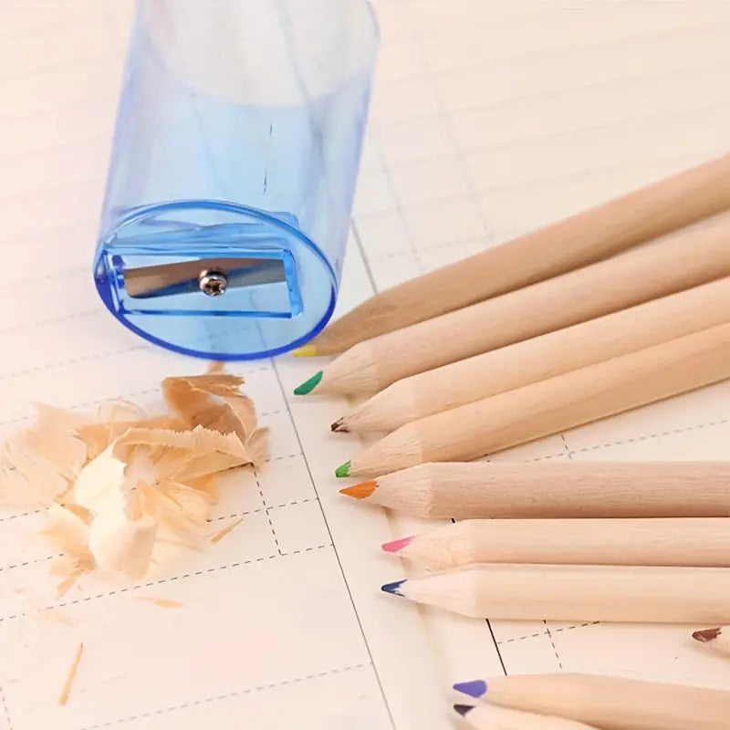 Arts & Crafts: 18pcs Mini Colour Pencils Junior Artist Coloured Pencils Kids Drawing Pencil