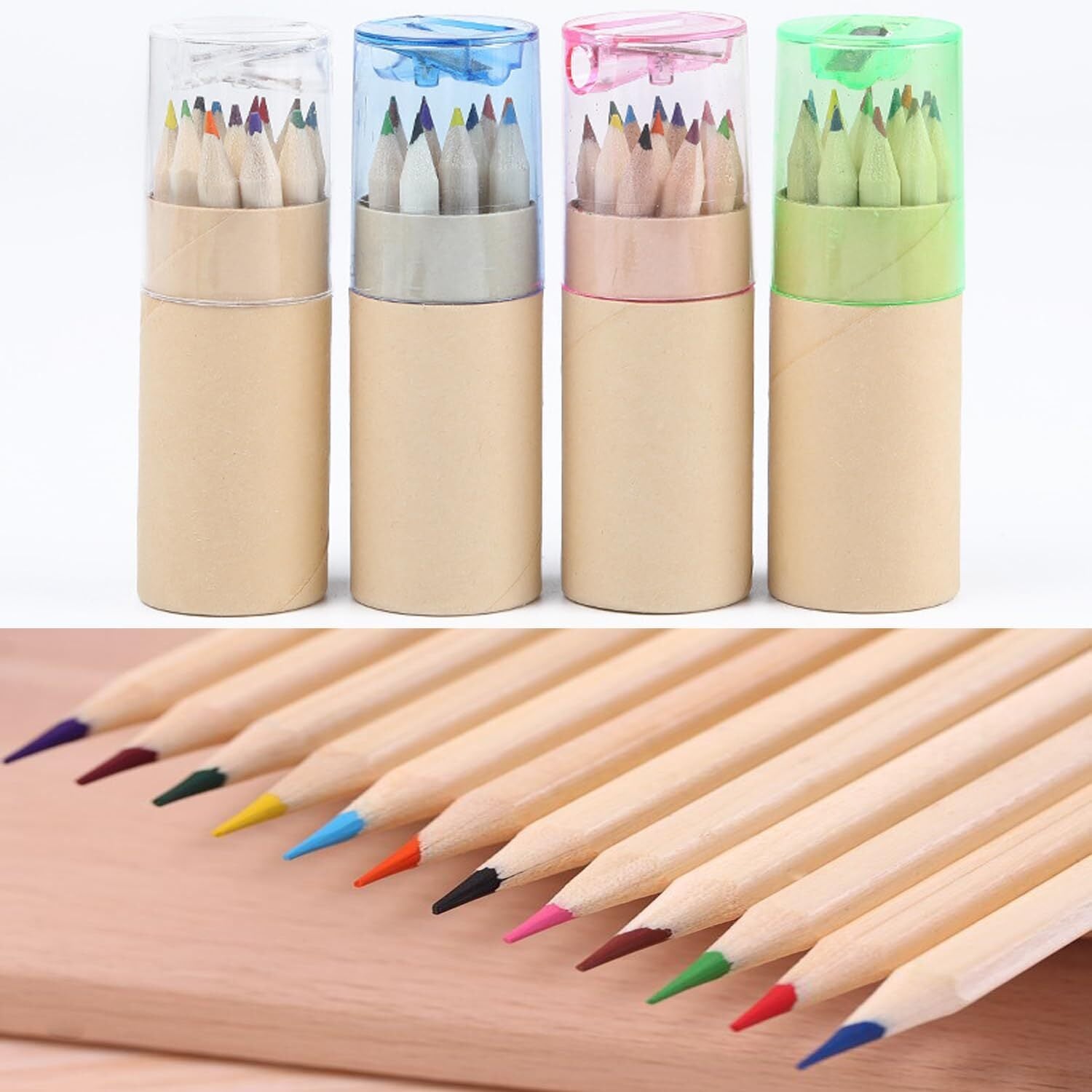 Arts & Crafts: 18pcs Mini Colour Pencils Junior Artist Coloured Pencils Kids Drawing Pencil