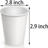 1000pcs 6oz Premium White Paper Coffee Takeaway Cups Bulk