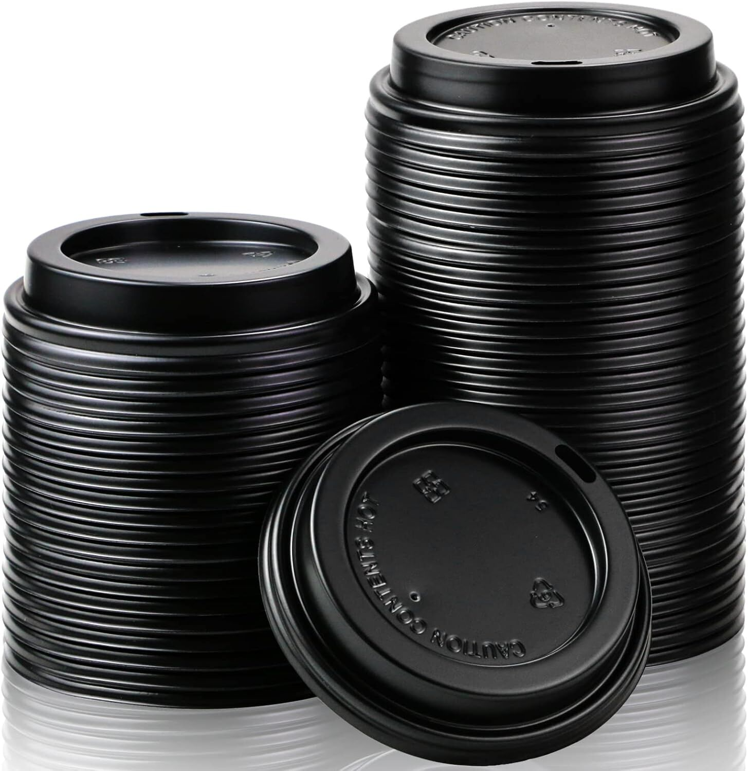 1000x Plastic Coffee Cup Sip Lids Suits 8oz/10oz Cups Take Away Bulk 80mm
