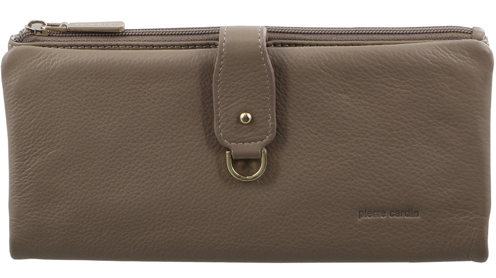 Women's Handbags: Pierre Cardin Women RFID Italian Leather Wallet Purse Credit Card Holder - Taupe