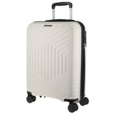 Suitcases: Pierre Cardin 76cm Large Hard-Shell Suitcase Travel Luggage Bag - White