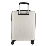Suitcases: Pierre Cardin 76cm Large Hard-Shell Suitcase Travel Luggage Bag - White