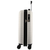 Suitcases: Pierre Cardin 76cm Large Hard-Shell Suitcase Travel Luggage Bag - White