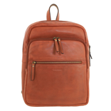 Women's Handbags: Pierre Cardin Womens Vintage Backpack Bag in Cognac