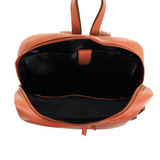 Women's Handbags: Pierre Cardin Womens Vintage Backpack Bag in Cognac