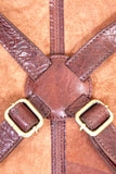 Aprons: Pierre Cardin Professional Leather Apron Butcher Woodwork Hairdressing Barber Chef - Chestnut