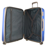 Suitcases: Pierre Cardin Hardshell Cabin Luggage Bag Travel Carry On TSA 54cm (49L) - Ocean