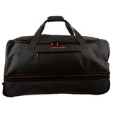 140L Pierre Cardin Trolley Bag Medium Soft Travel Luggage Wheeled Duffle - Black