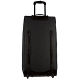 140L Pierre Cardin Trolley Bag Medium Soft Travel Luggage Wheeled Duffle - Black