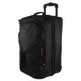 Suitcases: Pierre Cardin Trolley Bag Large Soft Travel Luggage Wheeled Duffle 82cm - Black
