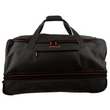 Suitcases: Pierre Cardin Trolley Bag Large Soft Travel Luggage Wheeled Duffle 82cm - Black