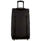 Suitcases: Pierre Cardin Trolley Bag Large Soft Travel Luggage Wheeled Duffle 82cm - Black