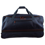 Suitcases: Pierre Cardin Trolley Bag Large Soft Travel Luggage Wheeled Duffle 82 Cm - Navy