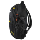 Men's Accessories: Pierre Cardin Mens Nylon Adventure Travel & Sport Large Backpack Bag in Grey/Black