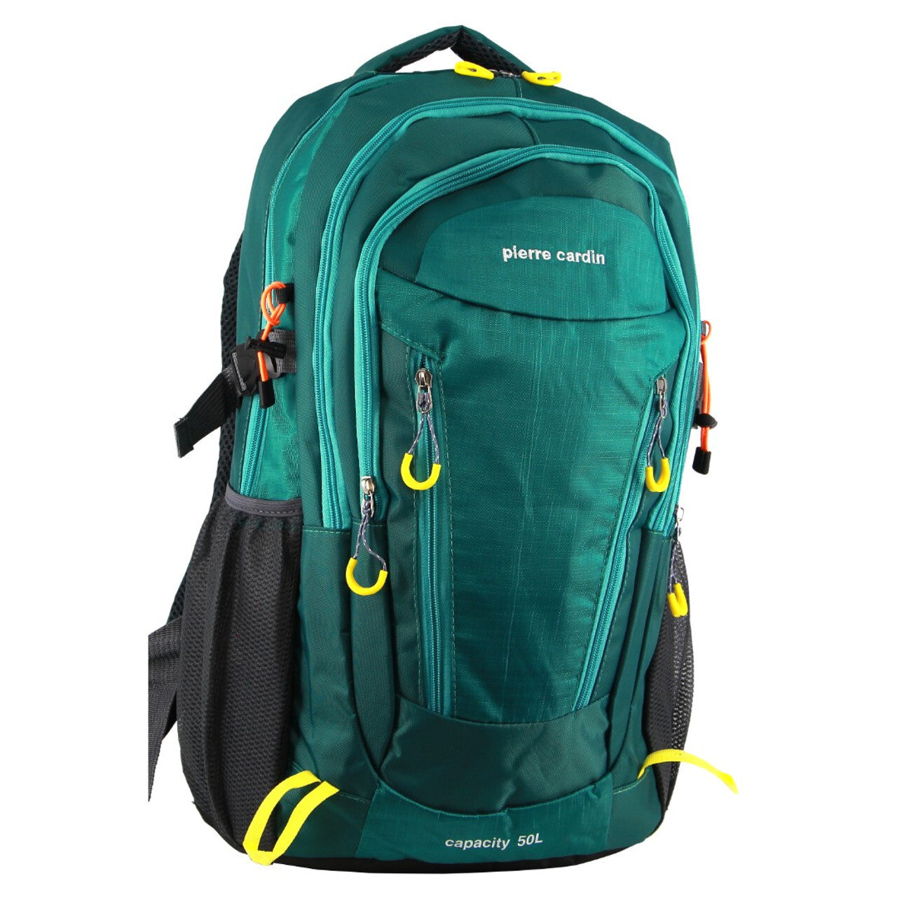 Men's Accessories: Pierre Cardin Mens Backpack Bag RFID Pocket Nylon Travel Sport Large - Green