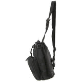 Men's Accessories: Pierre Cardin Cross Body Tactical Sling Bag Rucksack Army Style in Black