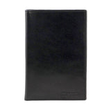 Packing Organisers: Pierre Cardin Leather Passport Holder Cover Wallet w/ RFID Protection - Black