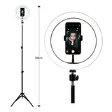 Camera Accessories: LED Selfie Ring Light with Tripod Stand & Cell Phone Holder for Live Stream/Makeup
