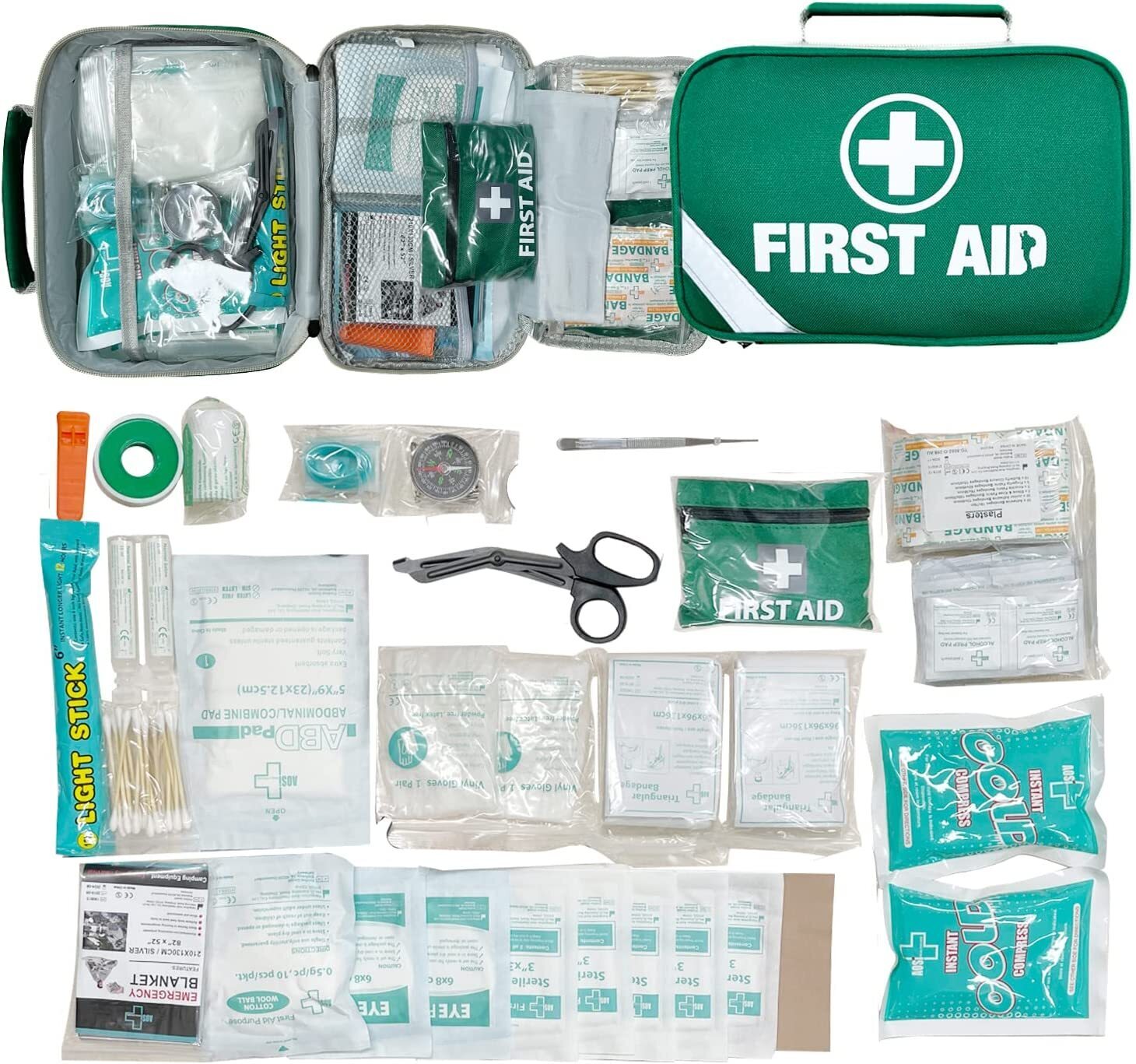 First Aid Kits: 6x 258pcs Premium First Aid Kit Medical Travel Set Emergency Family Safety
