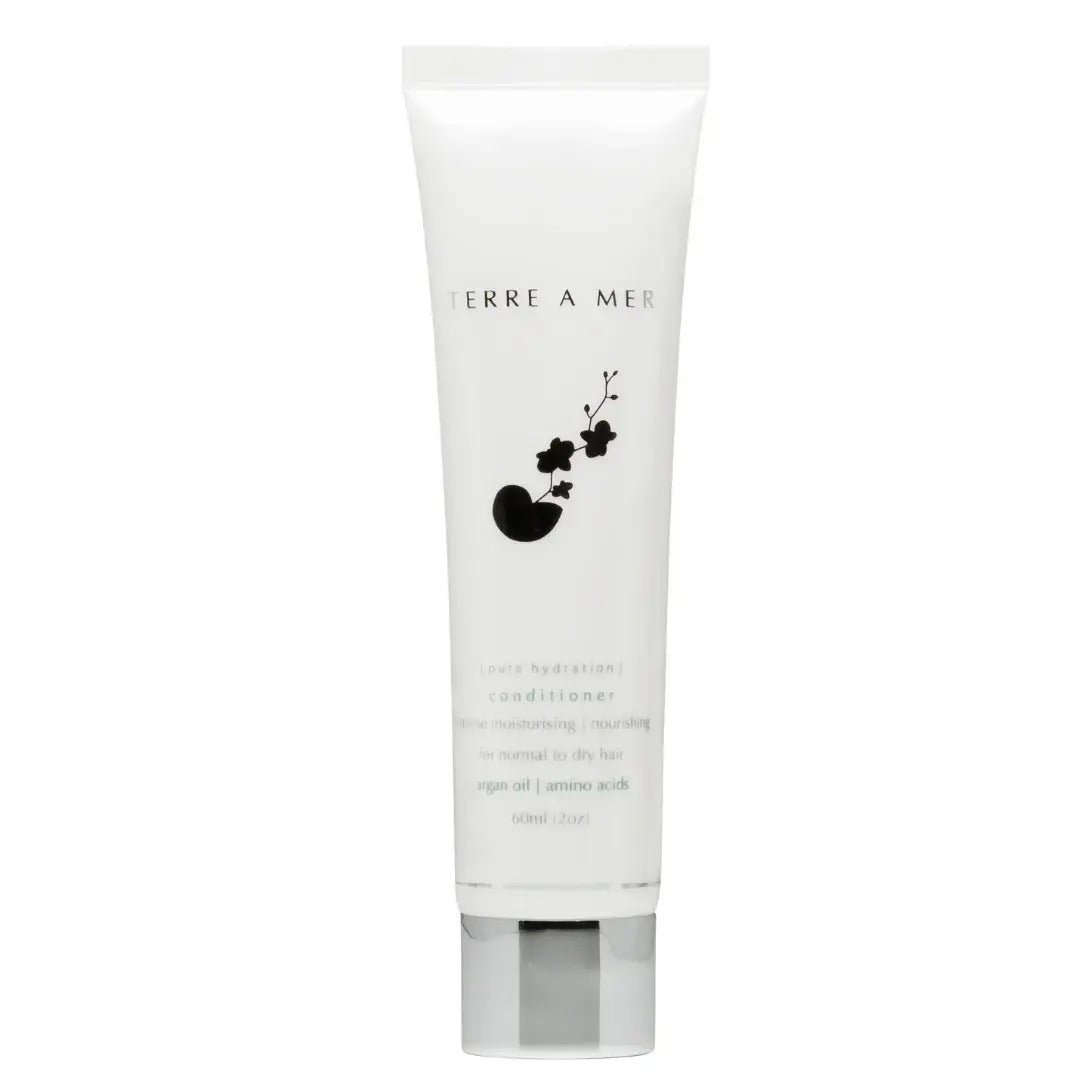 Shampoo & Conditioner: 2x Terre A Mer Pure Hydration Amino Acid/Argan Conditioner - 60ml Travel Size