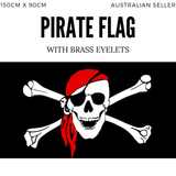Novelty Gifts: PIRATE FLAG Skull Party Pirates Skull & Crossbones Large 150 x 90 Jolly Roger