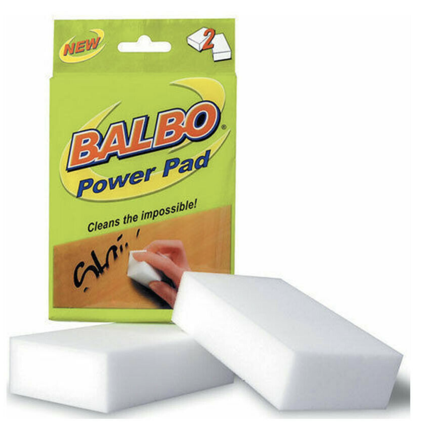 Laundry Cleaning Supplies: Pack of 2 BALBO Power Pad Cleaning Pad Eraser Magic Cleaning Tool Sponge