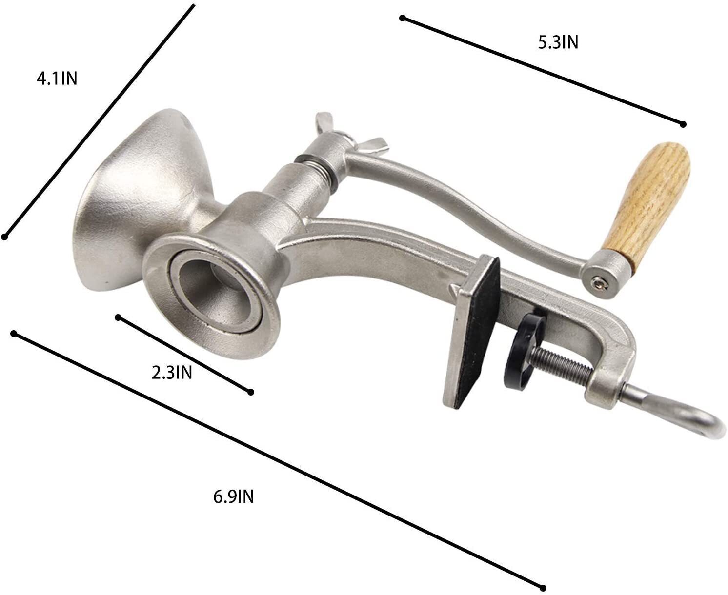 Kitchen Utensils: Manual Poppy Seed Grain Grinder Coffee Bean Corn Spice