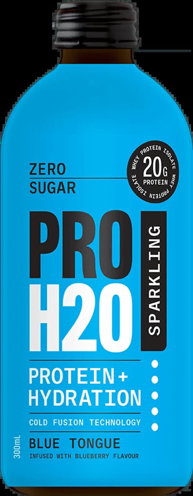 Vitamins & Supplements: PRO H20 Sparkling 20g Protein Hydration Drink Zero Sugar Hydrate - Blue Tongue