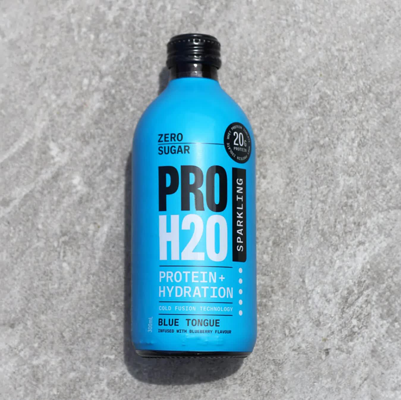 Vitamins & Supplements: PRO H20 Sparkling 20g Protein Hydration Drink Zero Sugar Hydrate - Blue Tongue
