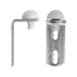 Building Materials: Rolltrak Stop for Sliding Doors Metal w/ Rubber Stop R1760 (1 Pack of 2)