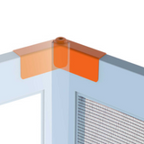 Building Materials: Rolltrak Flyscreen Frame Hinge (1 Pack of 2) - Fits 25mm x 11mm Frame