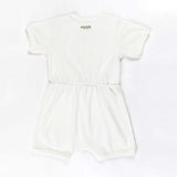 Ponchik Babies + Kids - Ribbed Cotton Romper - Daisy - 3-6 months