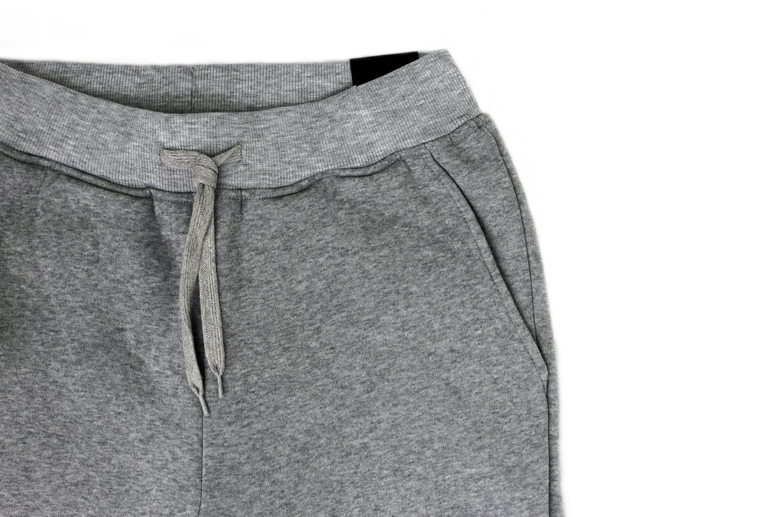Mens Skinny Track Pants Joggers Trousers Gym Casual Sweat Cuffed Slim Trackies Fleece - Heather Grey - S