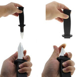 Party Supplies: TRICKY DISAPPEARING FAKE KNIFE Prank Blade Novelty Trick Stage Toy Prop Game