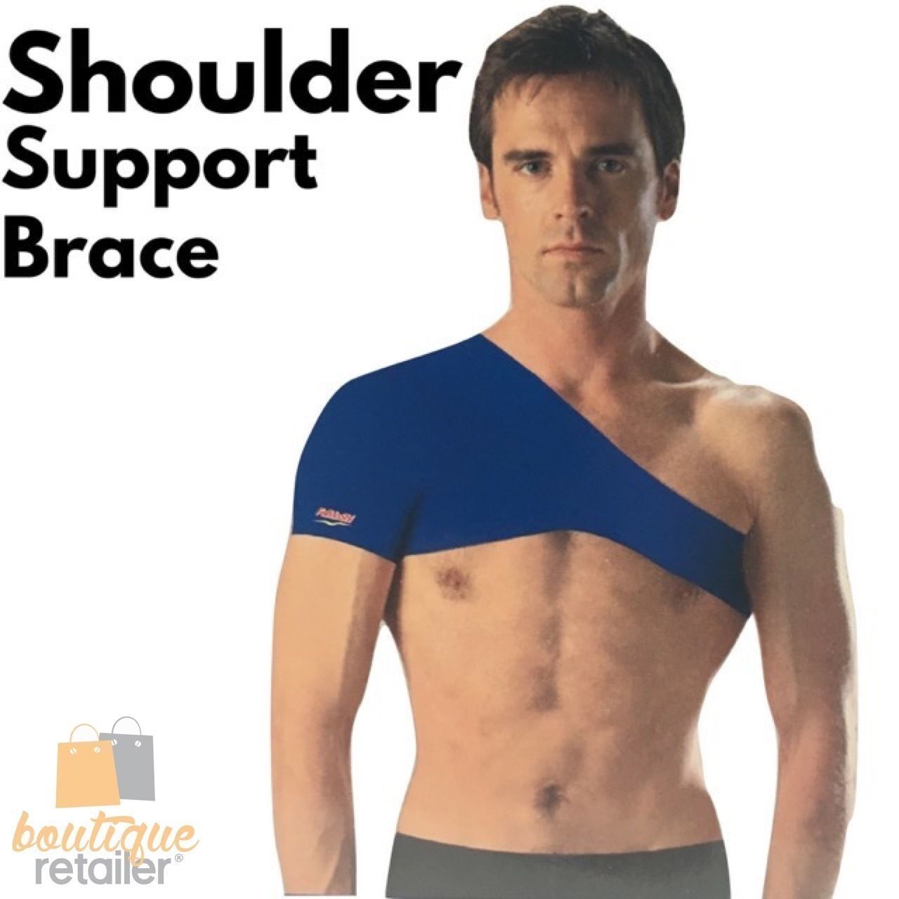 SHOULDER SUPPORT BRACE Back Posture Belt Pain Heat Compression Relief Strap
