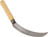 Gardening Tools: Quality 36cm Sickle Farming Reaping Hook Gardening Grass Wooden Handle Scythe