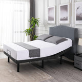 Beds & Bed Frames: S*MAX Queen Adjustable Zero Gravity Bed Frame with Dual Motors Wireless Remote & USB Ports