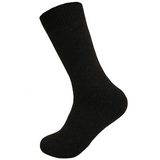 Men's Underwear & Socks: Merino Wool Mens Loose Top Thermal Socks Diabetic Comfort Circulation - 1 Pair - Black - 7-11