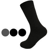 Men's Underwear & Socks: Merino Wool Mens Loose Top Thermal Socks Diabetic Comfort Circulation - 1 Pair - Grey - 11-14