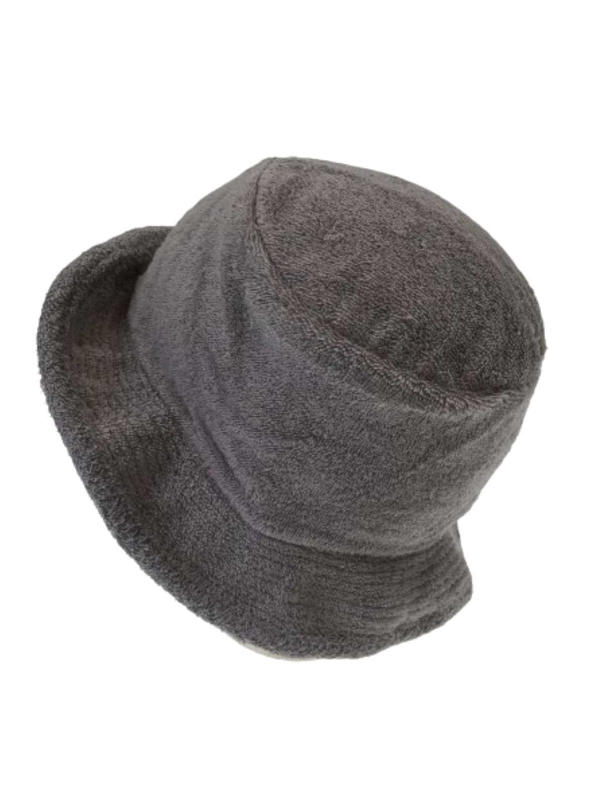 Stingy Brim Terry Towelling Bucket Hat Daggy Fishing Camping Lad Cap 100% COTTON - Grey  - XXL