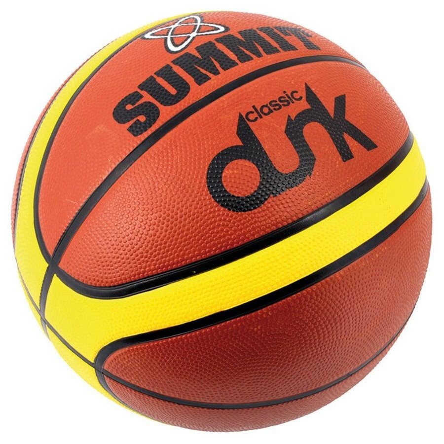 Basketball & Basketball Accessories: 2x Summit Classic Dunk Basketball Indoor Outdoor Sport Game Rubber Ball Size 3