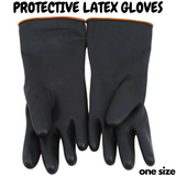 Work Safety Protective Equipment: Latex Gloves Rubber PPE Industrial Anti Chemical Acid Heavy Duty Work