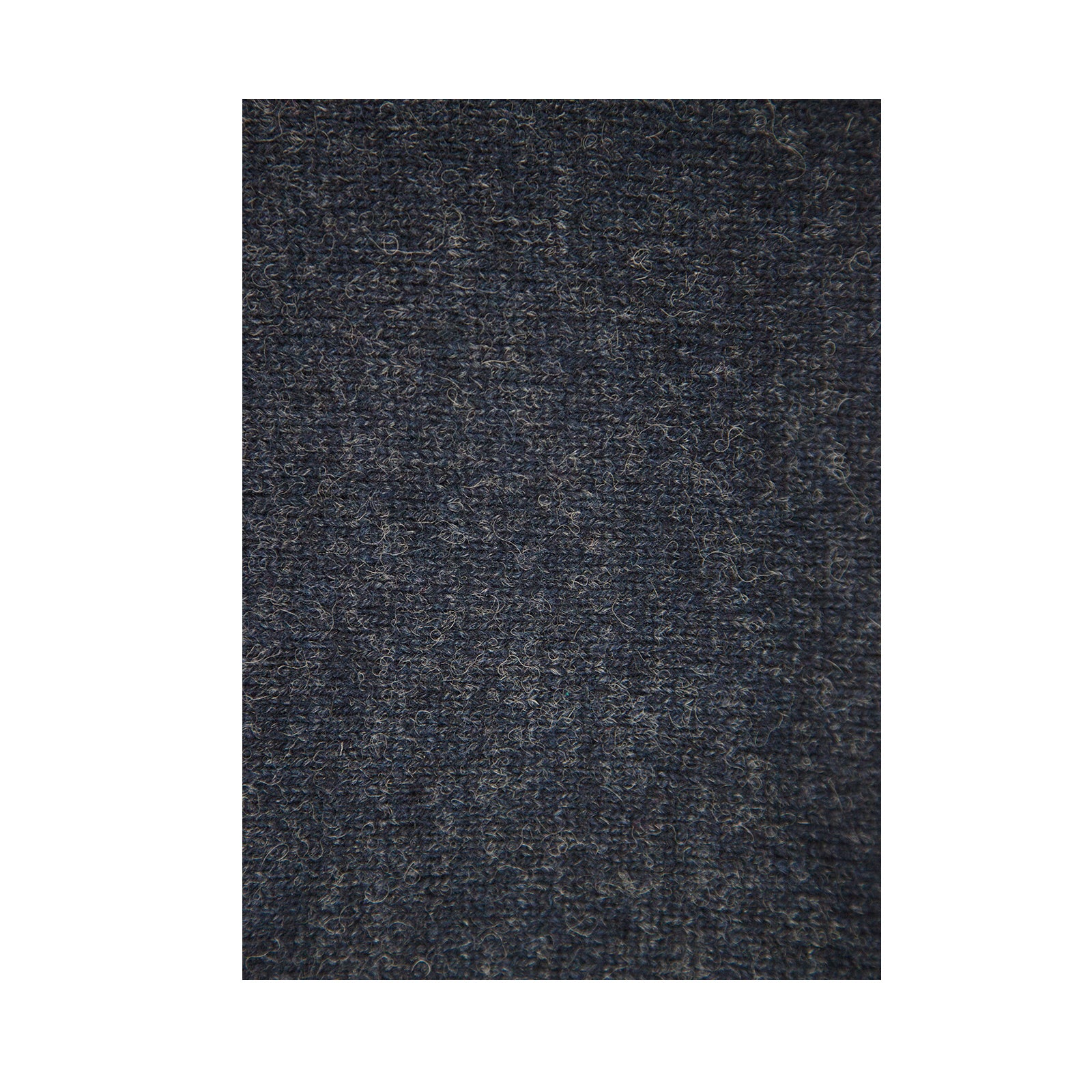 100% SHETLAND RAGG WOOL CREW Round Neck Knit JUMPER Pullover Mens Sweater Knitted - Navy - M