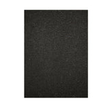 100% SHETLAND RAGG WOOL CREW Round Neck Knit JUMPER Pullover Mens Sweater Knitted - Plain Black - 3XL