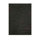 100% SHETLAND RAGG WOOL Half Zip Up Knit JUMPER Pullover Mens Sweater Knitted - Plain Black - 3XL